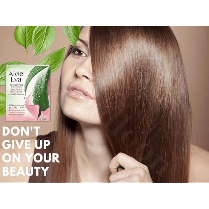 Eva Longoria Eva Aloe Vera With Silk Elements Ampoules To Softness Colored Hair And Gives The Shine And Softness Of Your Hair 4 Ampoules - Image 3